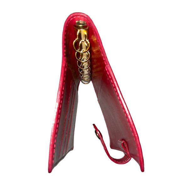 Louis Vuitton Red Vernis Leather Small Ring Agenda Cover - Picture 4 of 16